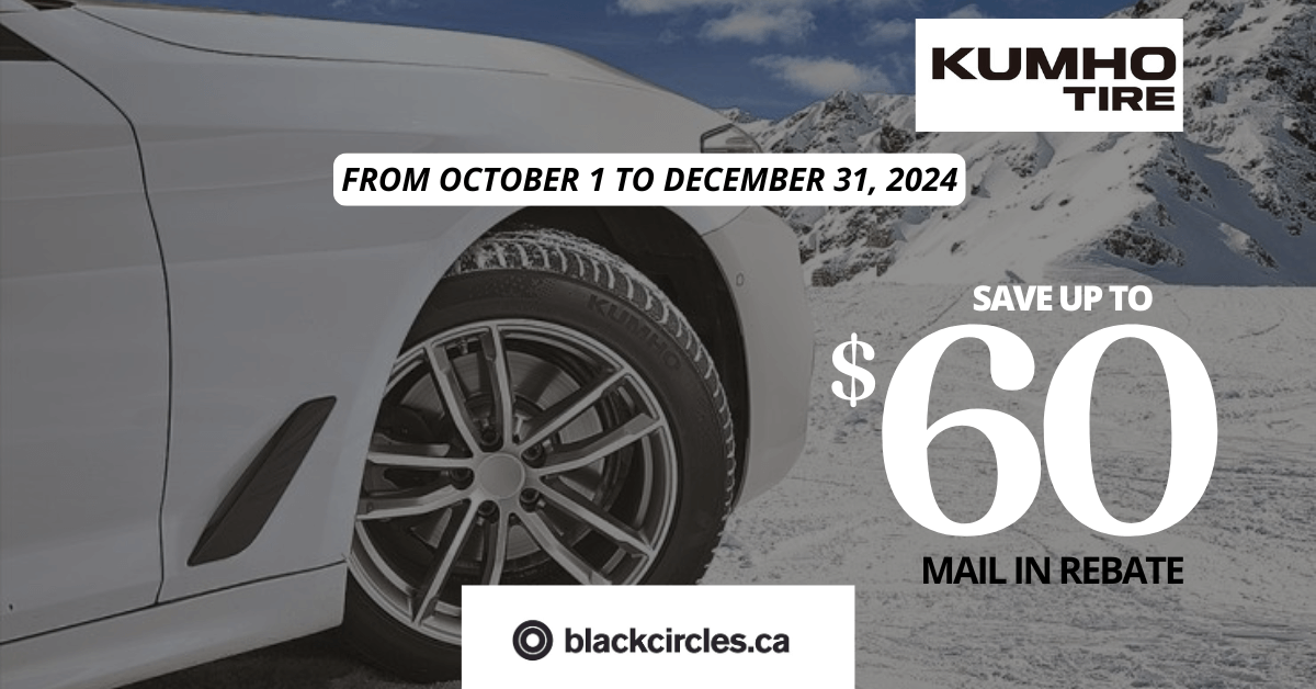 Mail-in rebates kumho tire promotion