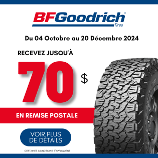 REMISE POSTALE BFGoodrich CHEZ blackcircles.ca