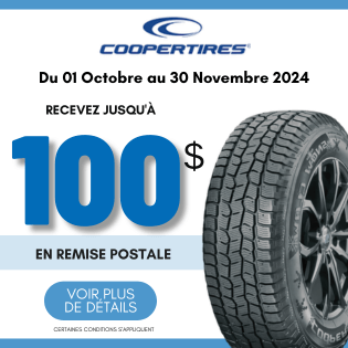 REMISE POSTALE Coopertire CHEZ blackcircles.ca