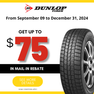 Mail-In Rebate dunlop at blackcircles.ca