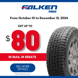 Mail-In Rebate Falken at blackcircles.ca