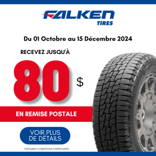 REMISE POSTALE Falken tire CHEZ blackcircles.ca