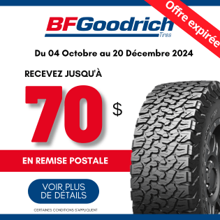 REMISE POSTALE BFGoodrich CHEZ blackcircles.ca