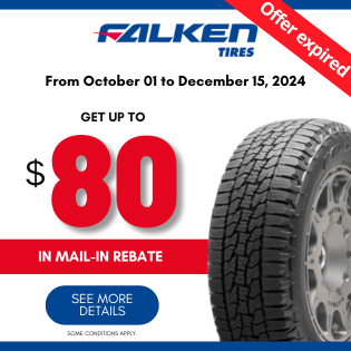 Mail-In Rebate Falken at blackcircles.ca