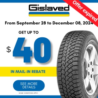 Mail-In Rebate Gislaved at blackcircles.ca