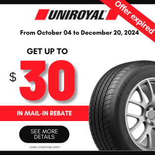 Mail-In Rebate Uniroyal at blackcircles.ca