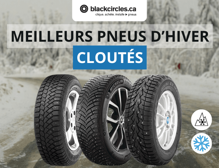 pneus hiver cloutes