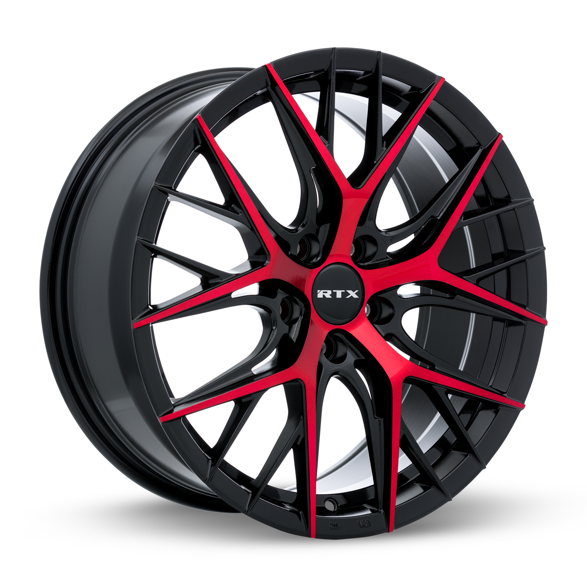 Valkyrie Gloss Black Machined Red