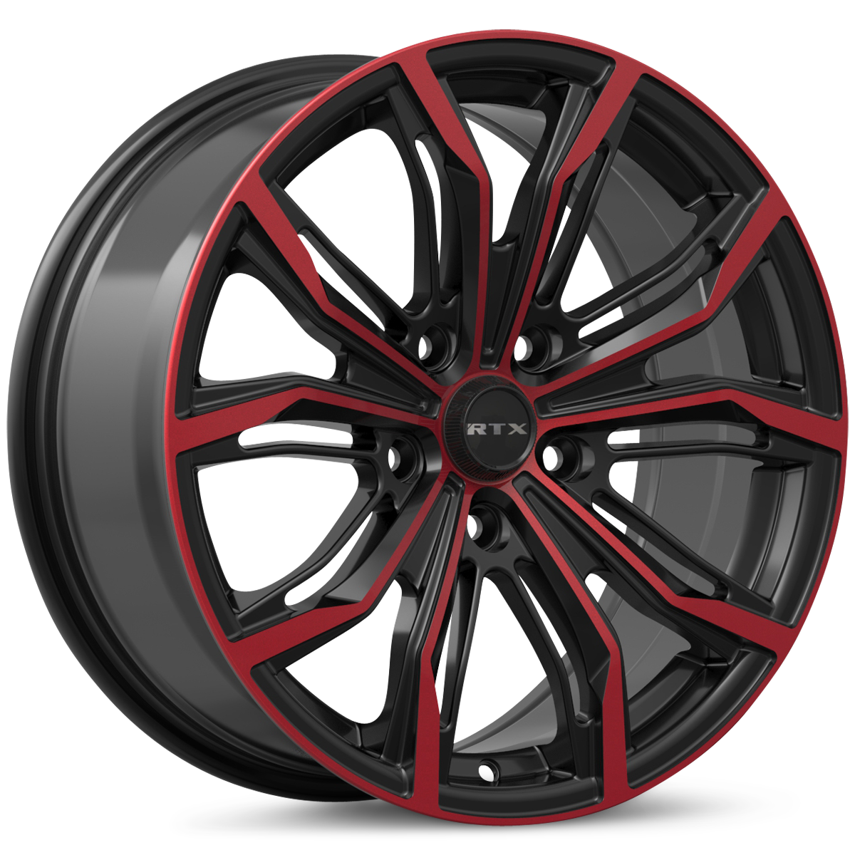 Black Widow Black Machined Red